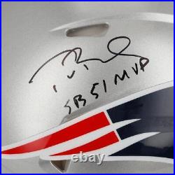 Autographed Tom Brady Patriots Helmet Fanatics Authentic COA Item#13131769