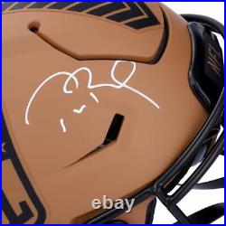 Autographed Tom Brady Patriots Helmet Fanatics Authentic COA Item#13320103
