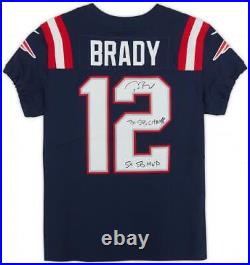 Autographed Tom Brady Patriots Jersey Fanatics Authentic COA Item#12589548