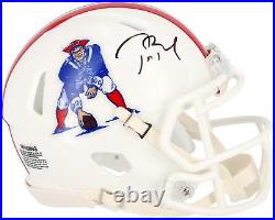 Autographed Tom Brady Patriots Mini Helmet Fanatics Authentic COA Item#12589575