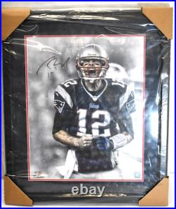 Autographed Tom Brady Screaming Patriots 16 x 20 Photo Fanatics Authentic COA