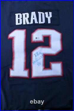 Bill Belichick Signed Tom Brady Patriots Jersey Autograph Auto Beckett D26151