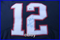 Bill Belichick Signed Tom Brady Patriots Jersey Autograph Auto Beckett D26151