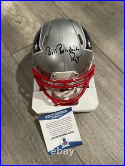 Bill Belichick signed Autographed Mini Helmet Patriots Beckett Bas Coa Tom Brady