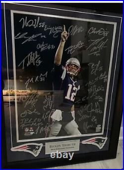 Brady Tribute Autographed 16x20 30 signatures