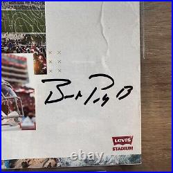 Brock Purdy Autographed 1st NFL Start Program vs Tom Brady 12/11/2022 Beckett