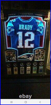 Framed Tom Brady New England Patriots Autographed Nike Elite Jersey Fanatics COA