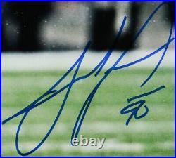 Julius Peppers Autographed 16x20 Schwartz Sports COA Future HOF with Tom Brady