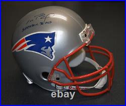 New England Patriots Full Size Riddell Helmet Signed by MVP Tom Brady