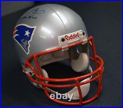 New England Patriots Full Size Riddell Helmet Signed by MVP Tom Brady