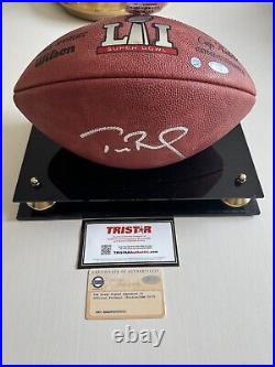 Official TOM BRADY Autographed Patriots Superbowl LI (51) TRISTAR AUTHENTIC