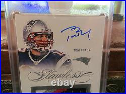 Panini Flawless On Card Autograph Jersey Patriots Auto Tom Brady 19/25 2014