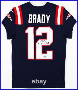 Patriots Tom Brady Authentic Signed Navy Blue Nike Elite Jersey Fanatics