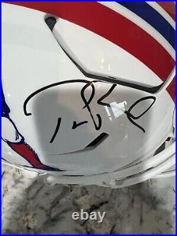 Patriots throwback speed flex signed by Tom Brady fanatics coa