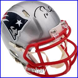 SALE! Tom Brady Autographed New England Patriots Replica Speed Mini Helmet Fana