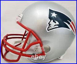 Sale! Tom Brady Autographed Patriots Silver Full Size Replica Helmet Fanatics