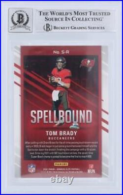 Signed Tom Brady Buccaneers Football Card