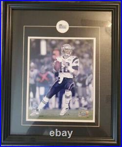 Signed/autograph Tom Brady Matted 8x10 photo with tristar COA