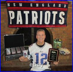 Super Rare? 12/12? Autograph Tom Brady-game-worn-2002-pro-bowl-jersey Bgs 9/10