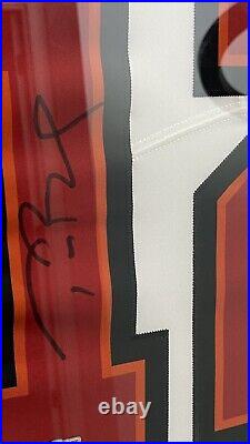 TB12 Fanatics Tom Brady Autographed Jersey Tampa Buccaneers Nike COA Framed 1-25