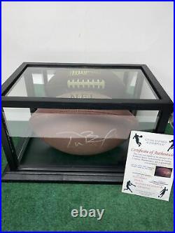 TOM BRADY AUTOGRAPHED Signed Auto WILSON BRAND OFFICIAL NFL FOOTBALL With COA