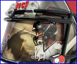 TOM BRADY Autographed Buccaneers HOF Visor Authentic Speed Helmet FANATICS