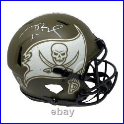 TOM BRADY Autographed Buccaneers STS Speed Authentic Helmet FANATICS WithLOA