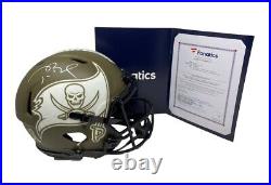 TOM BRADY Autographed Buccaneers STS Speed Authentic Helmet FANATICS WithLOA