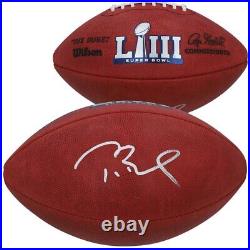 TOM BRADY Autographed Buccaneers Super Bowl LIII Authentic Football FANATICS