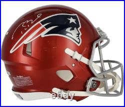 TOM BRADY Autographed New England Patriots Flash Speed Authentic Helmet FANATICS