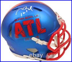 TOM BRADY Autographed New England Patriots Super Bowl 53 Mini Helmet FANATICS