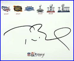 TOM BRADY Autographed Patriots'6x SB Champ' 16 x 20 Photograph FANATICS