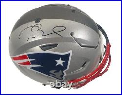 TOM BRADY Autographed Patriots / Buccaneers Authentic Speed Flex Helmet FANATICS