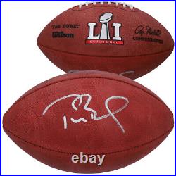 TOM BRADY Autographed Patriots Super Bowl LI (51) Official Pro Football FANATICS