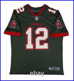 TOM BRADY Autographed Tampa Bay Buccaneers Pewter Nike Limited Jersey FANATICS