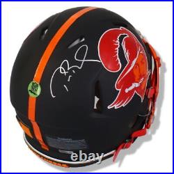 TOM BRADY Autographed Tampa Bay Buccaneers Throwback Authentic Helmet TRISTAR