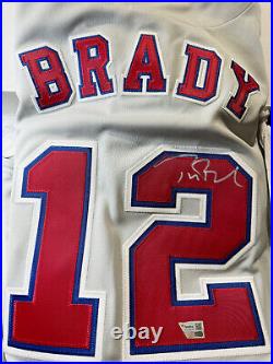 TOM BRADY Montreal Expos Autographed Mitchell & Ness Gray Authentic Jersey