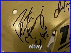 TOM BRADY NFL 100 QB Signed Auto Authentic Helmet COA Manning Montana Marino