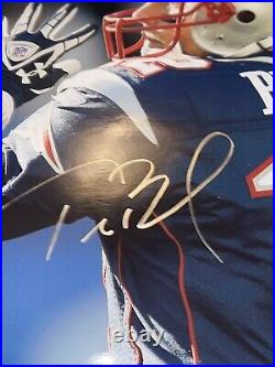 TOM BRADY Patriots Authentic Signed 11x 8 1/2 Framed Autographed Photograph