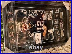 TOM BRADY Signed Auto Framed Photo The Scream Super Bowl 53 with6 RINGS JSA COA