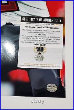 TOM BRADY Signed Autographed Photo 11x14 NFL Football COA Tampa Bay Buccaneers