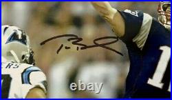 TOM BRADY Signed Autographed Photo (Super Bowl 38) Mounted Memories COA