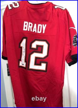 TOM BRADY Signed Autographed Tampa Bay Buccaneers Nike NFL Jersey Fanatics COA