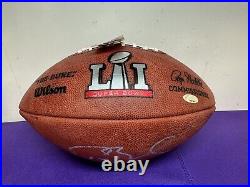 TOM BRADY Signed NE Patriots Super Bowl LI Pro Football FANATICS TRISTAR COA