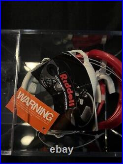 Tom Brady #12 NE Patriots autographed mini helmet COA