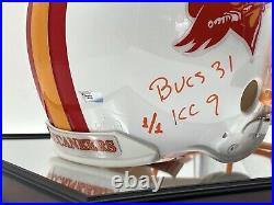 Tom Brady 1/1 SB LV MVP Signed Full Size Buccaneers PROLINE Helmet FANATICS COA