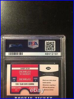 Tom Brady 2000 Playoff Contenders Rookie Ticket PSA / DNA Authentic 10 Auto RC