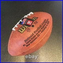 Tom Brady 2001 New England Patriots Super Bowl Champs Multi Signed Football JSA