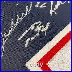 Tom Brady 2004 New England Patriots Super Bowl Champs Team Signed Jersey Steiner
