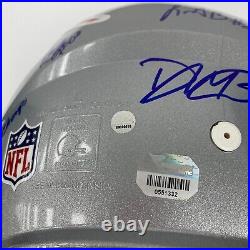 Tom Brady 2014 New England Patriots Super Bowl Champs Team Signed Helmet Steiner